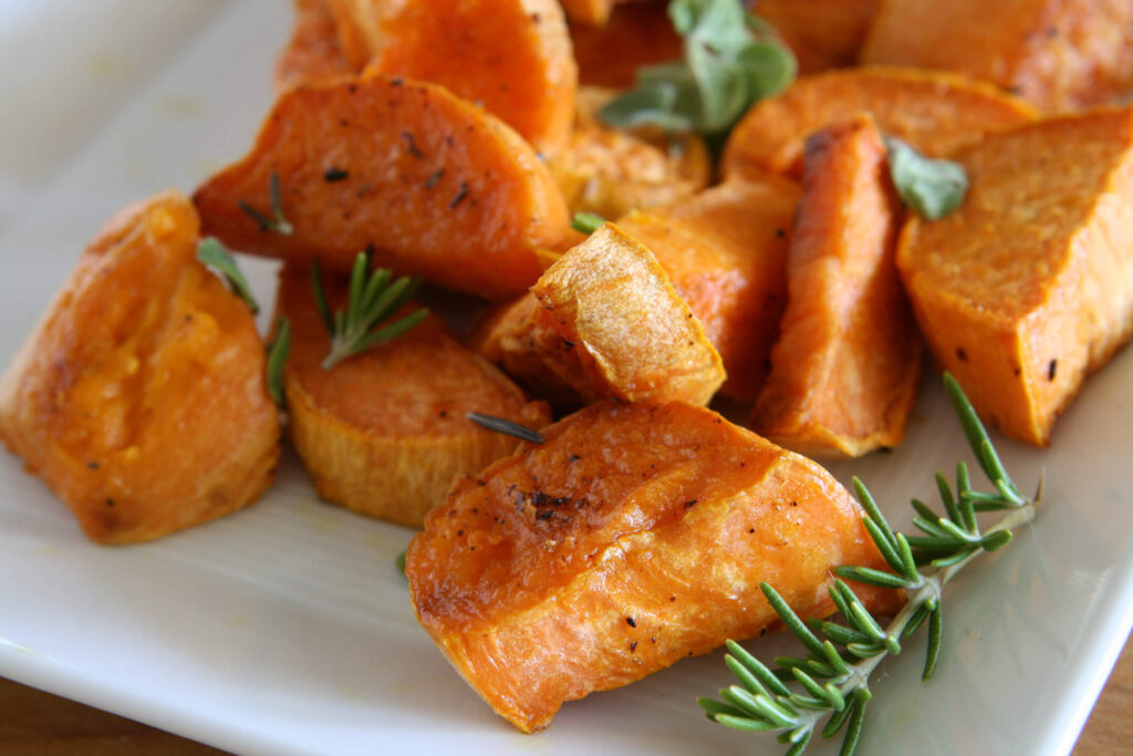 Lucy’s Baked Yams with Cajun Spice